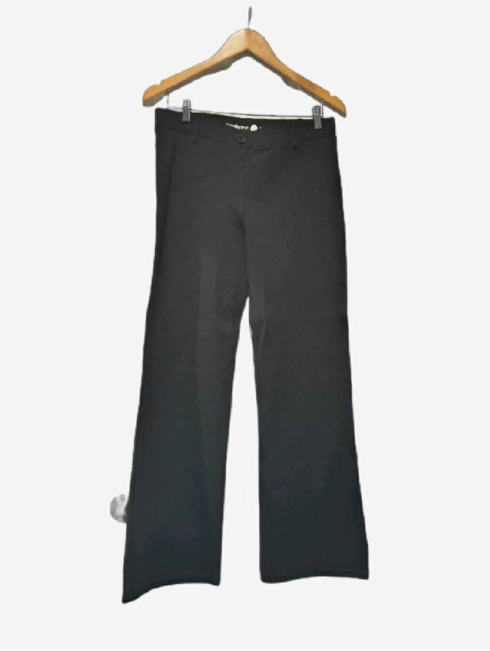 NWT Betabrand Classic Dress Pant Yoga Pants DPYP Charcoal Gray Straight L - Picture 2 of 14